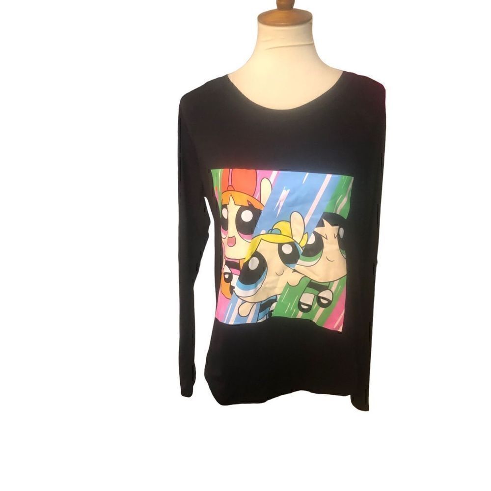 Cartoon Network Power Puff Girls graphic long sleeve tee XL